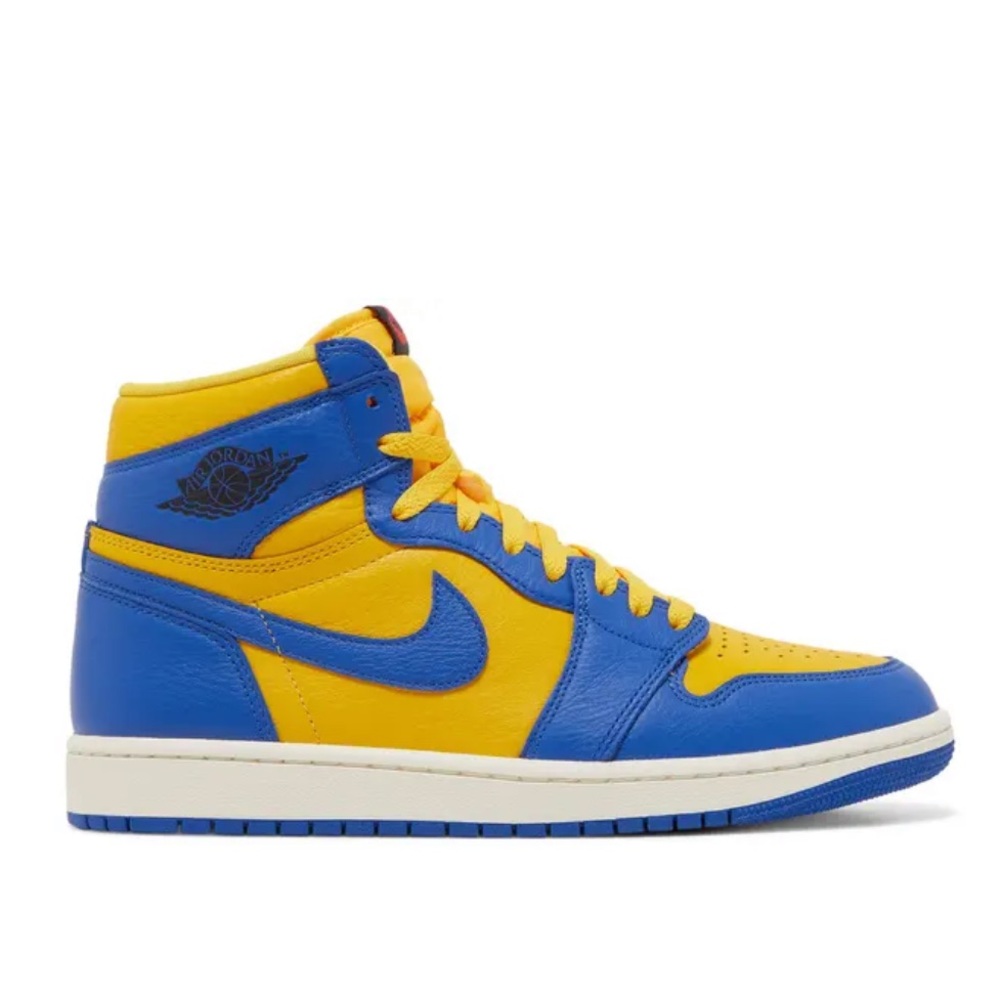 Nike Blue and Yellow Women's Sneakers